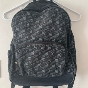 TNA Logo Distressed Black Canvas Backpack Aritzia Old School Style